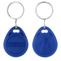 100pcs ISO11785 Tk4100 / EM4100 125kHz Card Custom Printed Key Chain Fob ABS Tag RFID Access Control Plastic Key Fobs