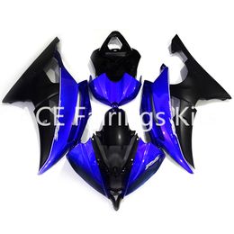 3 gift New Fairings For Yamaha YZF-R6 YZF600 R6 08 15 R6 2008-2015 ABS Plastic Bodywork Motorcycle Fairing Kit Blue black style vv5