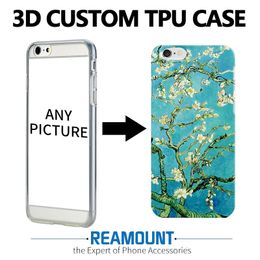 50 pcs 3D Embossed Designer Case For iPhone 7 DIY Luxury TPU case For iPhone 5 5s 6 6s 7 7 plus