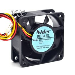 Original Nidec D06T-12PS5 04B 12V 0.32A 6025 6cm 60mm 60X60X25 mm server fan