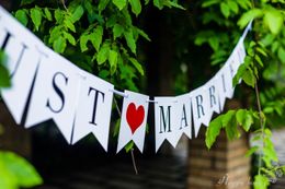 Bunting Wedding Garlands for Wedding Party Garland Banner Photo Booth Photography Party Supplies