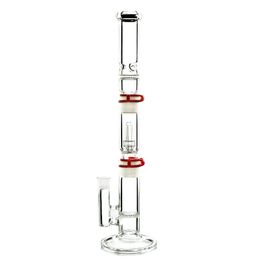 3 Chambers Build a Bong Glass Water Pipe Plastic Keck Dab Rig Glass Tall Bong Straight Perc With Ash Catcher