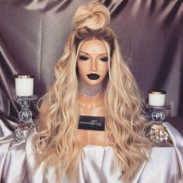 Blonde Hair Dark Roots Wigs Nz Buy New Blonde Hair Dark Roots