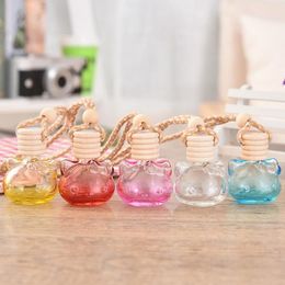 cat Exquisite bottle car pendant Automotive rear view mirror perfume pendant car Modeling decoration empty bottle F20171233