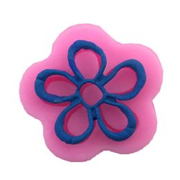 3D Silicone mould Mini Flower lace mat butterfly bown DIY baking Mould decoration for cupcake Mould