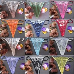 Hot Sale 120pcs/Lot stretched lace thong sexy lady panties women underwear lady thong women t-back lady g-string sexy intimate lingerie