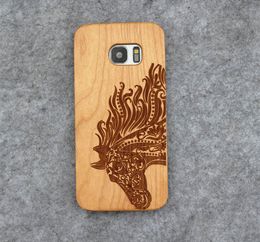2017 Hot Custom Wood Phone Case For Iphone 6 7 6s plus Samsung Galaxy S5 S6 S7 edge Wooden Case Hard Back Cover