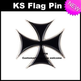 Cross Metal Badge Pin 10pcs a lot Free shipping XY0060
