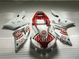 3Gifts New Hot sales bike Fairings Kits For YAMAHA YZF-R1 1998 1999 R1 98 99 YZF1000 Cool Red White SX18