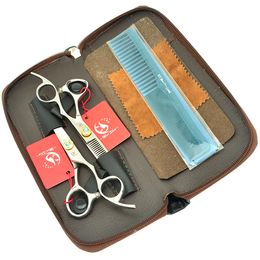 6.0Inch MeiSha Top Grade Hairdressing Scissors Set JP440C Professional Hair Cutting & Thinning Scissors with Hairdresser Bag,HA0258