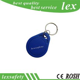 100pcs/lot FM11RF08 Readable And Writeable Card ABS 13.56mhz 1K RFID Keyfobs Keychain keyring keyfob