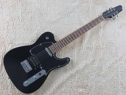 La tienda de encargo de hoy en día Monster Juan 5 HB Firma Negro TELE de la guitarra eléctrica de tres-en-un-lado del cabezal Negro golpeador