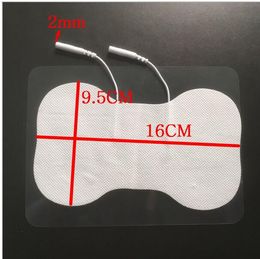 large Self Adhesive Premium White Foam Cloth Butterfly Tens Unit Electrode pads for Slimming belt full body massager pulse therapy machine