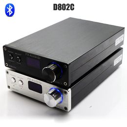 Freeshipping FX-Audio D802C Bluetooth Pure Digital Amplifier USB/AUX/Optical/Coaxial Mini Audio Amplifier 80Wx2 24Bit/192KHz DC32V/5A Power