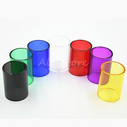 Pyrex Replacement Glass Tube Colourful Replacable Caps Sleeve Tube for TFV8 Big BABY Coil RBA Tank Atomizers