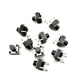 accessories switches UK - Line 6 * 6 * 5.5 micro switch touch switch button switch feet of copper liquid crystal display Cooker Accessories