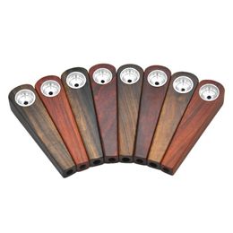 wholesale Wood Pipes Smoking Pipes 17mm Diameter 76mm Height Simple Type for tobacco Cigarette Smoking Pipes