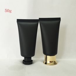 (50pcs/lot)50ML black Empty Tube Cosmetic Cream Lotion Shampoo Containers Facial cleanser