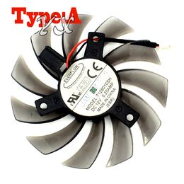 75mm Everflow T128010SH DC 12V 0.25A Cooling Fans For ASUS MSI R6850 6850 HD6850 Graphics Video Card Cooler Fan