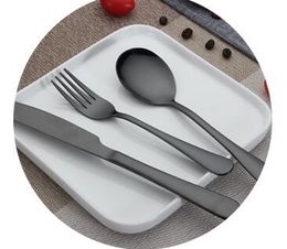 Dinnerware Set high Quality 304 Stainless Steel Dinner steak Knife and Fork and soup coffee ice cream Spoon Teaspoon Cutlery