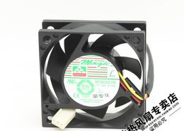 Wholesale: MAGIC MGT6012LB-O20 6020 12V 0.13A 3 wire dual ball computer cooling fan 6CM