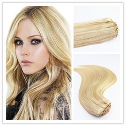 Wholesale Price Best Selling Balayage Ombre Remy Human Hair Extension Brazilian hair 8A Clip In hair extension