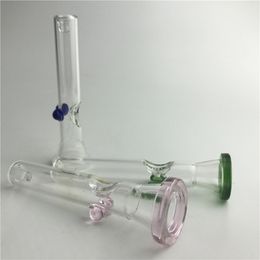 Colourful thick pyrex glass smoking pipes for tobacco 4 5 inch multifunctional hand pipes glass water pipe