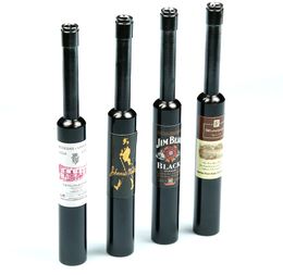 -Venta al por mayor 120 unids / lote Botella De Vino Tinto Tubo Rasta Metal Pipe Smoking como accesorio de cigarrillos o regalo para hombres
