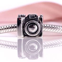 Authentic 925 Sterling Silver Camera Charm Fit DIY Pandora Bracelet And Necklace 790961