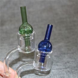 Smoking XXL Thermal Banger Nail Set with Carb Cap 100% Quartz Banger Nails Double Tube 14mm 18mm 10mm Male Female for glass water pipe bong ash catcher