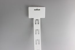 645*34mm 12 hooks Supermarket shelf accessory snack Tissue products PP holder hanging bag clip hanger strip
