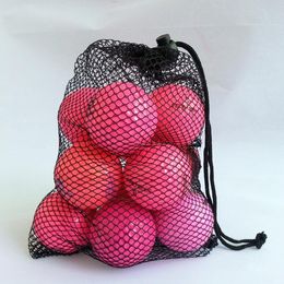 Golf Black mesh bags Balls drawsting mesh storages Golf bags Gift bags