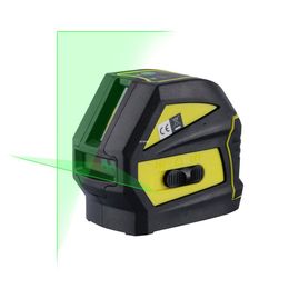Freeshipping 2 Lines Green Laser Level ( Horizontal And Vertical )Cross Laser Line (Self Leveling Within 4 Degrees) WAL52