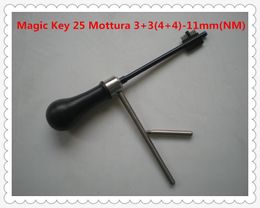 FREE SHIPPING HIGH QUALITY NEW PRODUCT MAGIC KEY 25 for Mottura 3+3 (4+4)- 11 mm (NM) master key decoder locksmith tools