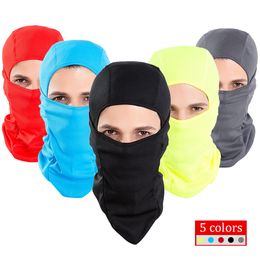 Wholesale- 5 Colours Bicycle Face Mask Thermal Protection Windproof Breathable Lightweight Cycling Warmer Hood for Outdoor Sports