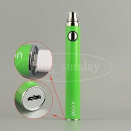 EGO Pass Through E Çiğ Vape Pil USB Kablosu Şarj Aleti Alt Şarj 650 900 1100 mah eVod 510 İplik Ecigarette Buharlaştırıcı Kalem