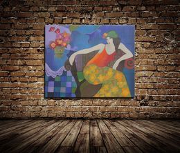 woman Hand Painted Portraits Home Wall Art Deco Oil Painting On Canvas Multi sizes It059