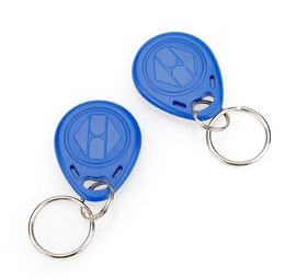 100pcs Key Tag Cards ISO11785 Tk4100 / EM4100 125kHz Custom ABS Keyrings KeyFob Plastic Tags RFID Access Control Key Fobs