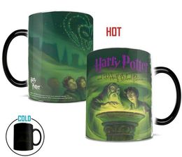 Harry Potter tazas animales mágicos taza morphing café tazas novedad calor cambiante color transformando tazas de té