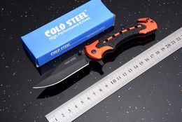 2017 Cold Steel 216 Flpper Tactical Folding Knife 7Cr17Mov Outdoor Camping Hunting Survival Pocket Knife Utility EDC Tools Original Box