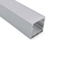 50 X 1M sets/lot 6000 series led aluminium profile and Al6063 square ceiling profile channel for flooring or recessed wall lamps
