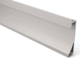 10 X 1M sets/lot wall washer led aluminum profile channel and flat alu profile for recessed Wall or ceiling lights