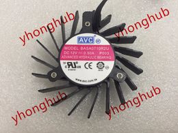 Free Shipping For AVC BASA0710R2U, P003, DC 12V 0.50A 4-wire 4-pin connector 50mm 65x65x13mm Server Round Cooling fan