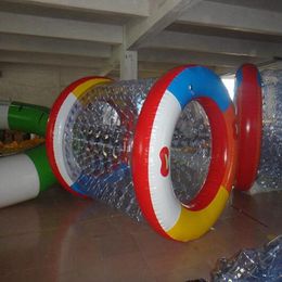 Water Roller Ball Human Hamster Wheel Zorbing Bubble Roll Cylinder Inflatable Toys 2.4m 2.6m 3m