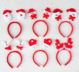 Red double head Christmas headband Christmas decorations multiple models can choose G668