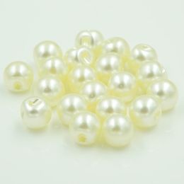 NEW 8/9/10/11/12/15/18/20/21/25/30mm Shank Buttons imitation pearl round for shirts clothes handmade Gift Box Craft DIY favor Sewing