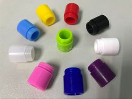 810 Wide Bore Silicone Disposable Drip Tip Colourful Mouthpiece Cover Rubber Test Caps with individual pack for TF12 TFV8 big baby 528 Tank