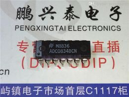 ADC0834BCN / TLC0834CN . double 14 pin dip package . Electronic Components . ADC0834 / TLC0834 , PDIP14 IC