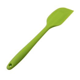Wholesale- New Solid Silicone Baking Tool Cake Cream Butter Spatula Mixing Batter Scraper Brush