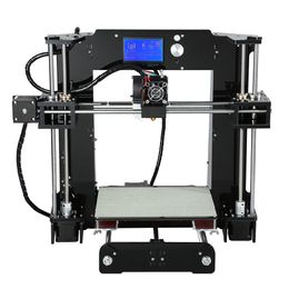 Freeshipping Latest High Precision 220*220*250mm Full Acrylic Reprap Prusa i3 DIY3D Printer Kit Filament 16GB SD Card LCD